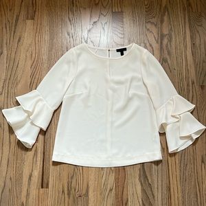 J.Crew Lana Ruffle Bell Sleeve Blouse